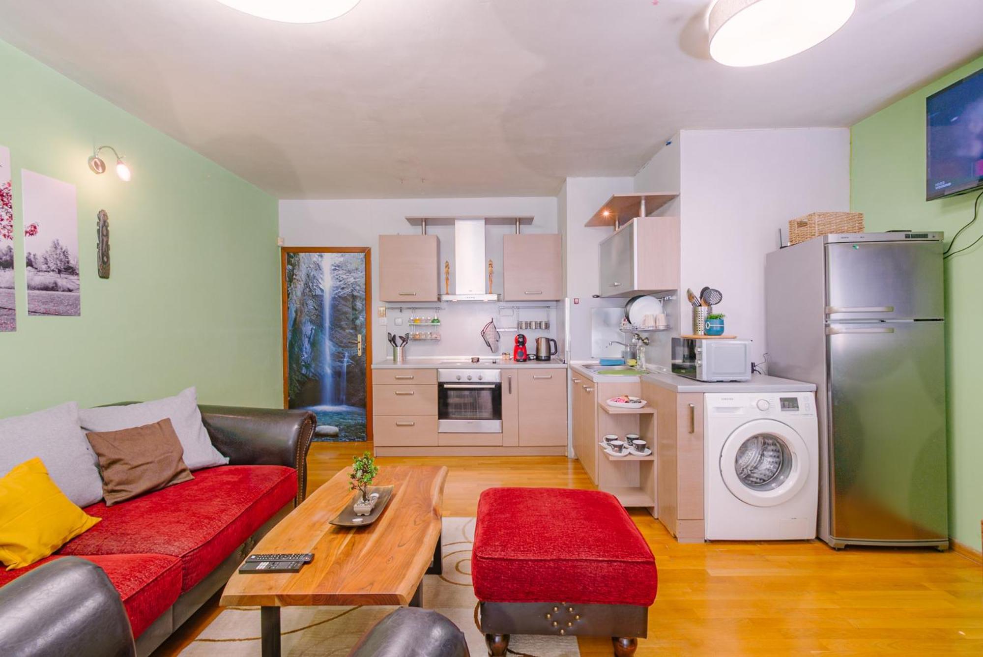 Top Center Spacious Apartment With Ac And Free Underground Parking Sofia Buitenkant foto