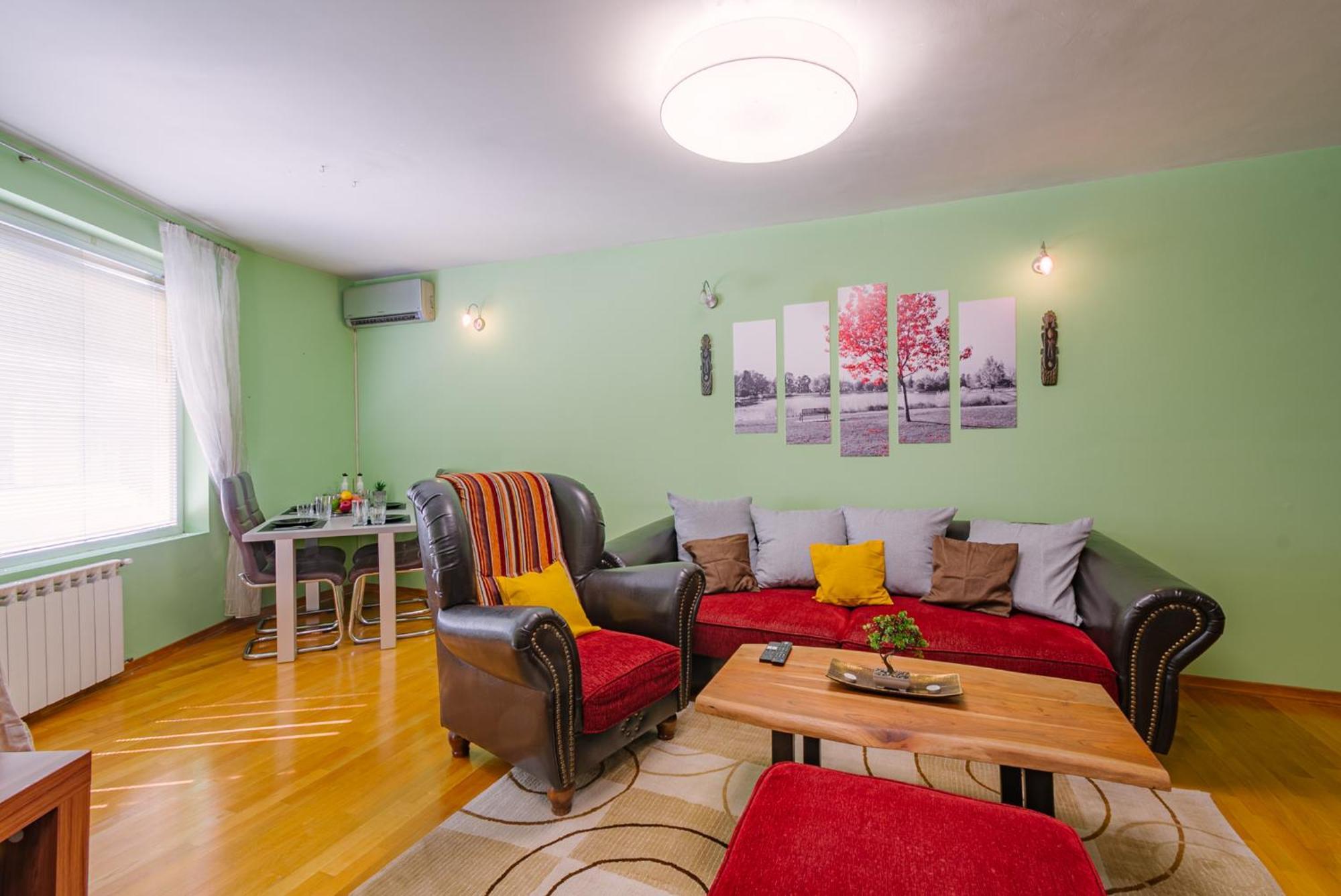 Top Center Spacious Apartment With Ac And Free Underground Parking Sofia Buitenkant foto