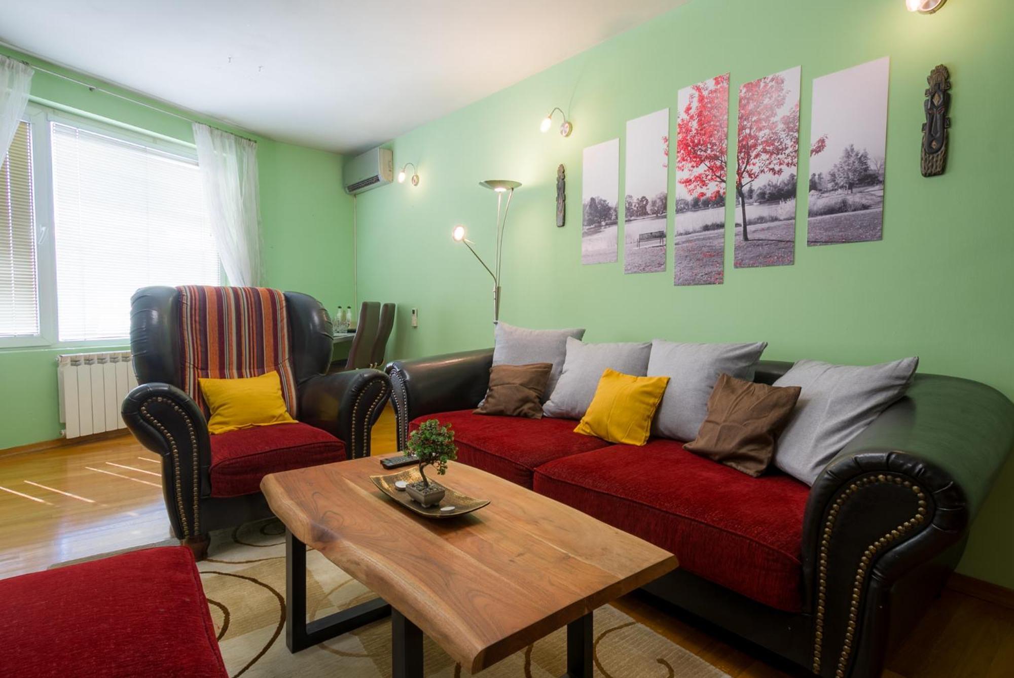 Top Center Spacious Apartment With Ac And Free Underground Parking Sofia Buitenkant foto